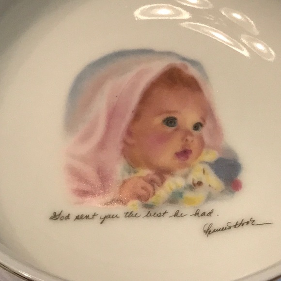 Vintage 1984 Roman Inc. - Baby’s First Gift dish bowl by Frances Hook - Picture 2 of 5